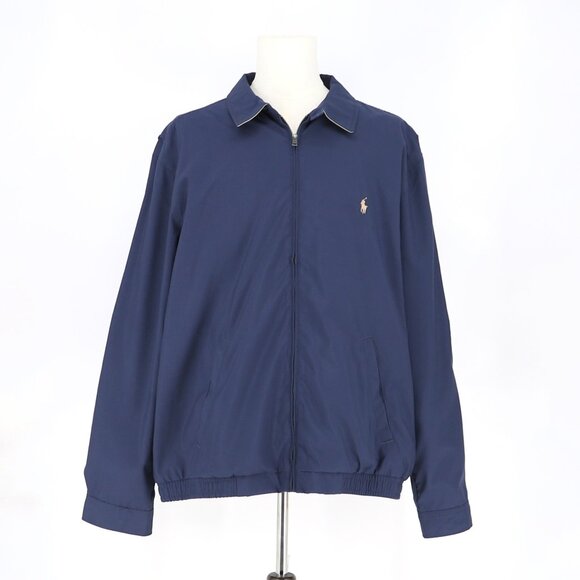 POLO RALPH LAUREN Men's Harrington Jacket Navy Size 2XLT - Picture 1 of 8